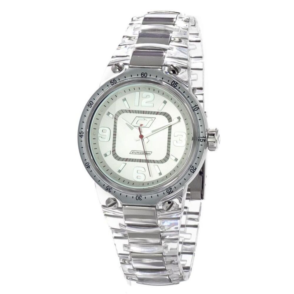Chronotech Watch Clear Band Men Transparent Watches